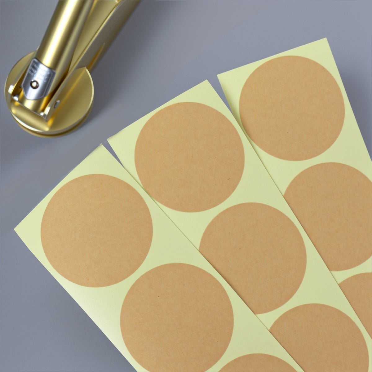 100 Pcs Adesivos de Etiquetas Kraft para Chancela - Etiquetas Complementares em Branco8