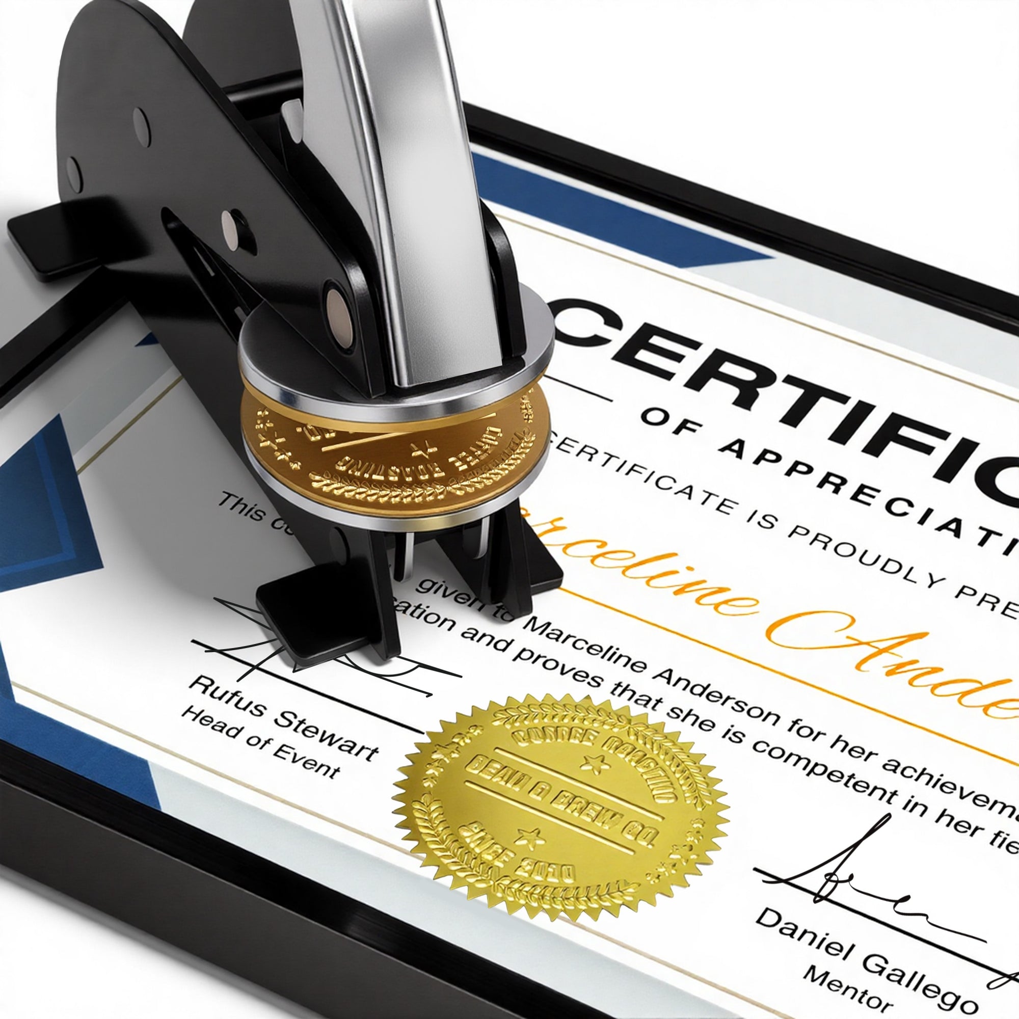 Chancelas de Secretária Personalizadas Extra Grandes certificadas