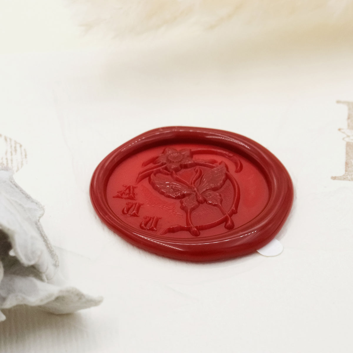 Stamprints Adesivos de Sinete de Lacre Autocolantes com Borboleta em Relevo 3D 4