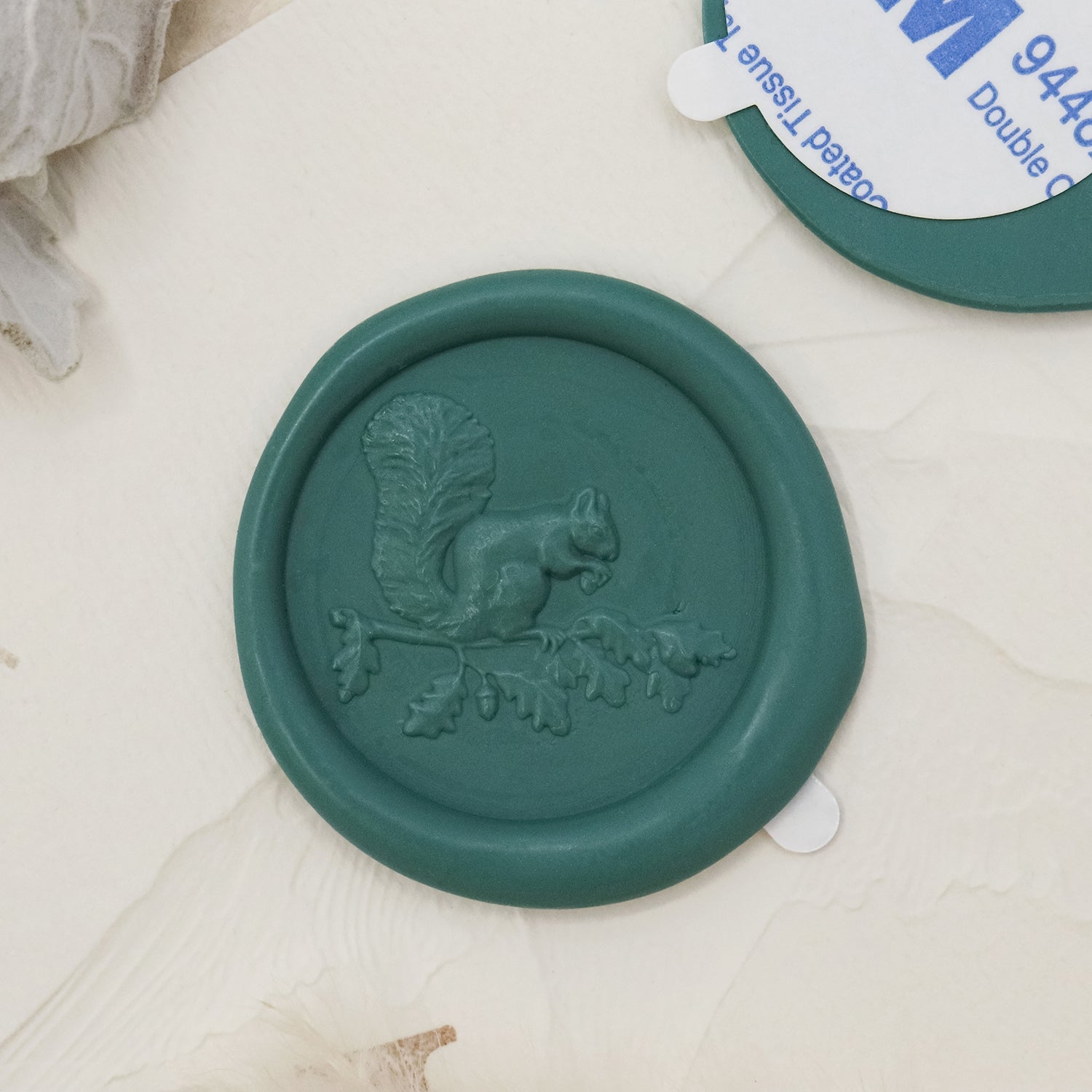 Stamprints Adesivos de Sinete de Lacre Autocolante Esquilo Relevo 3D 1