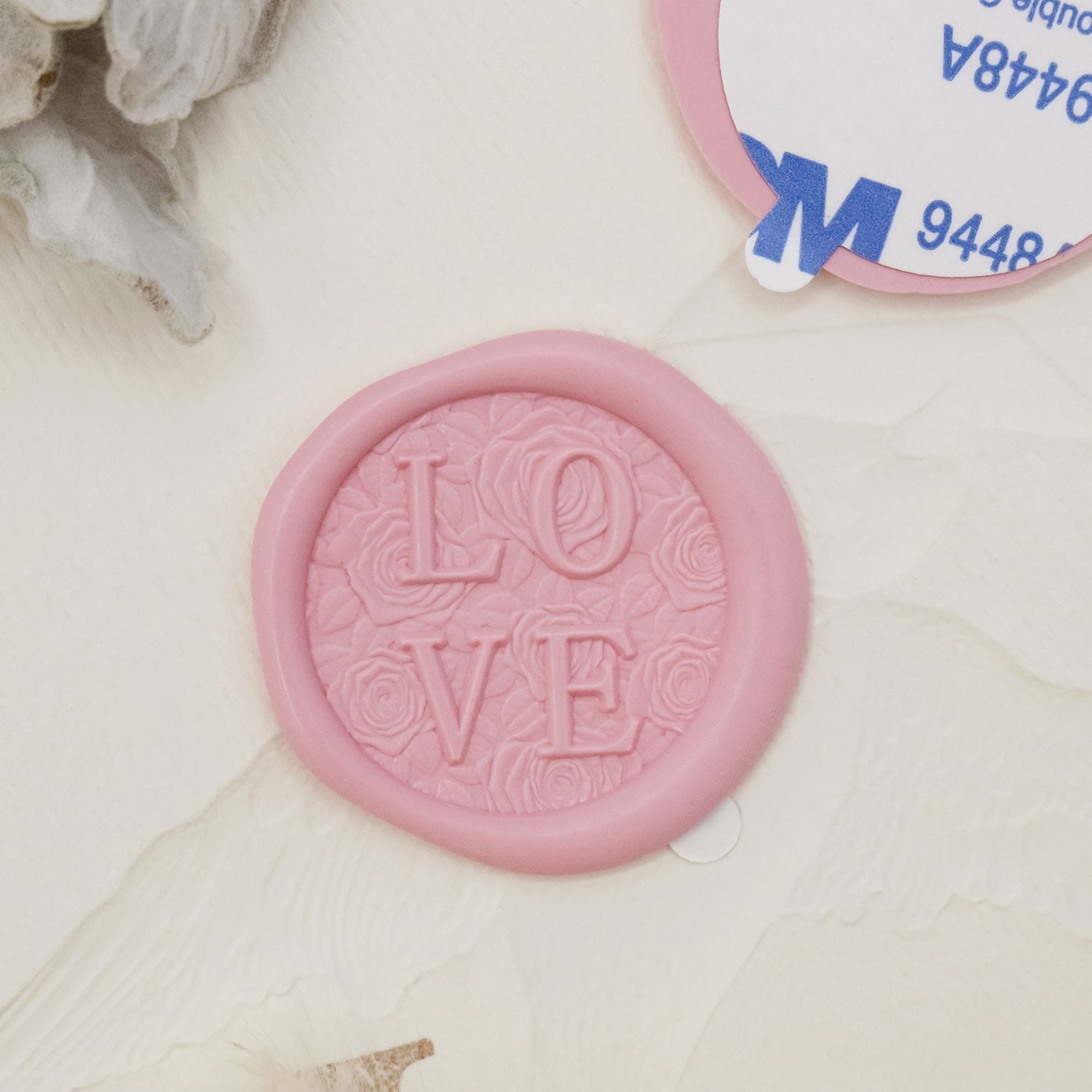 Stamprints Adesivos de Sinete de Lacre Autocolante Amor Relevo 3D 1