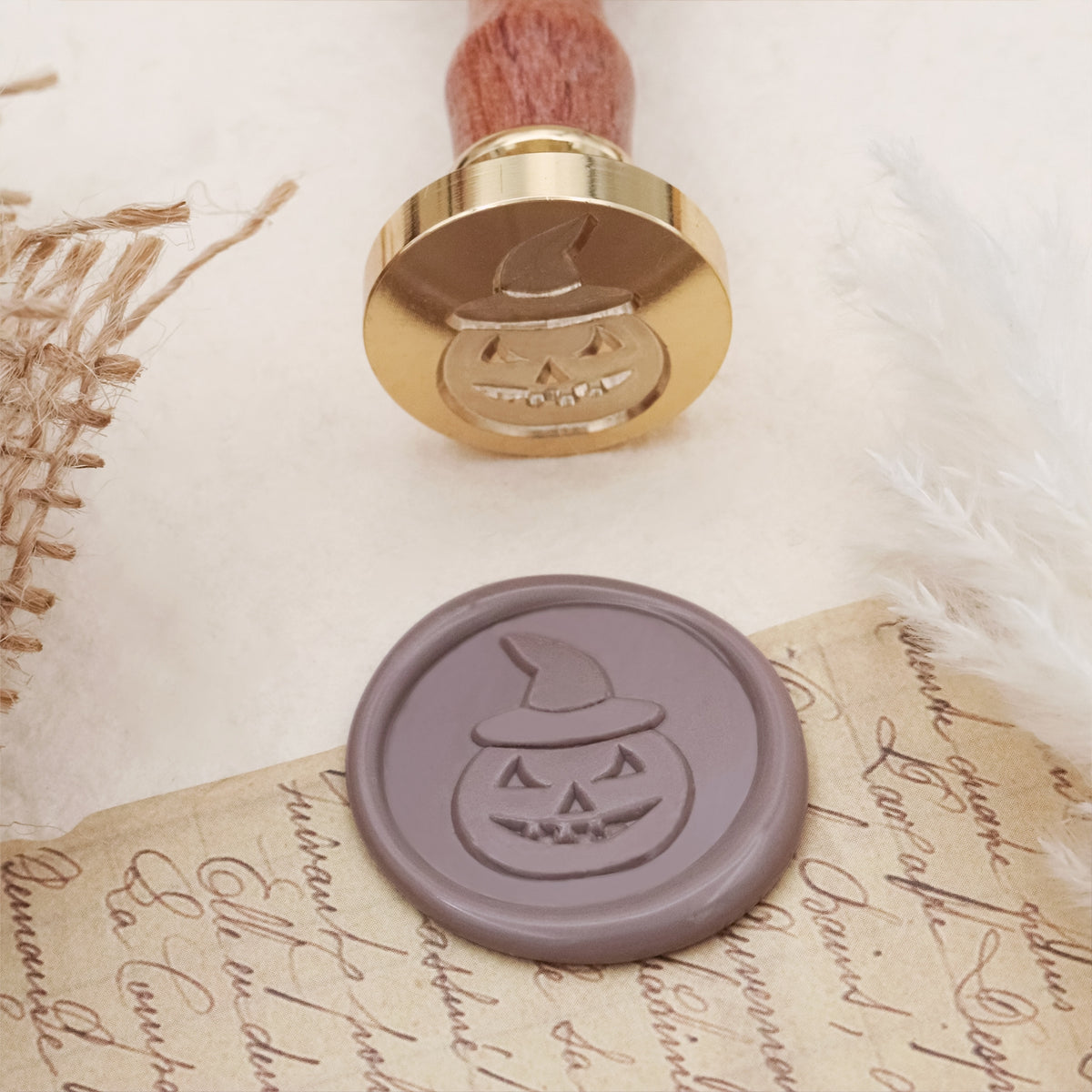 Carimbo de Sinete de Lacre de Halloween (18 Designs) D003-101