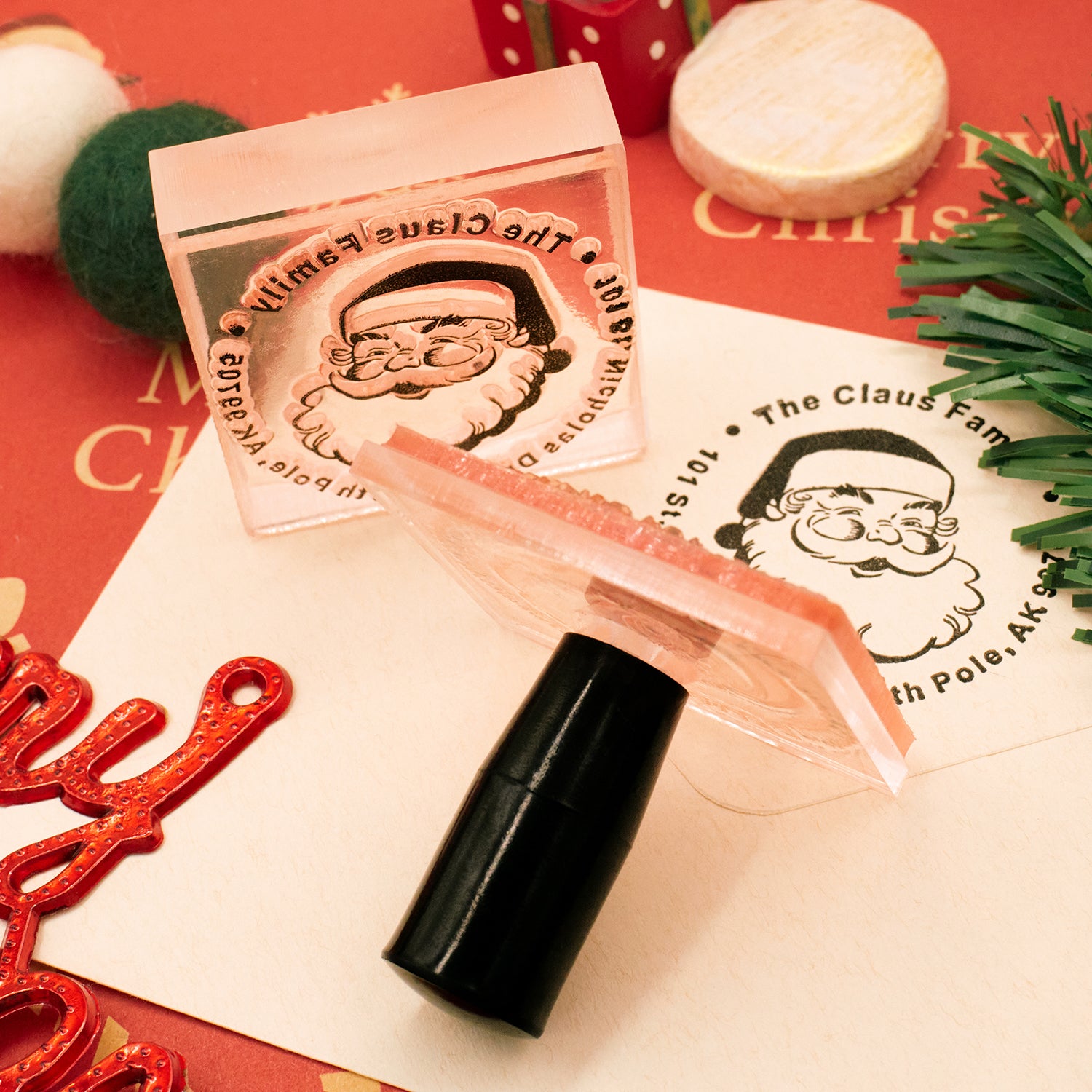 Carimbo de Borracha de Morada de Natal Personalizado IMG_2540