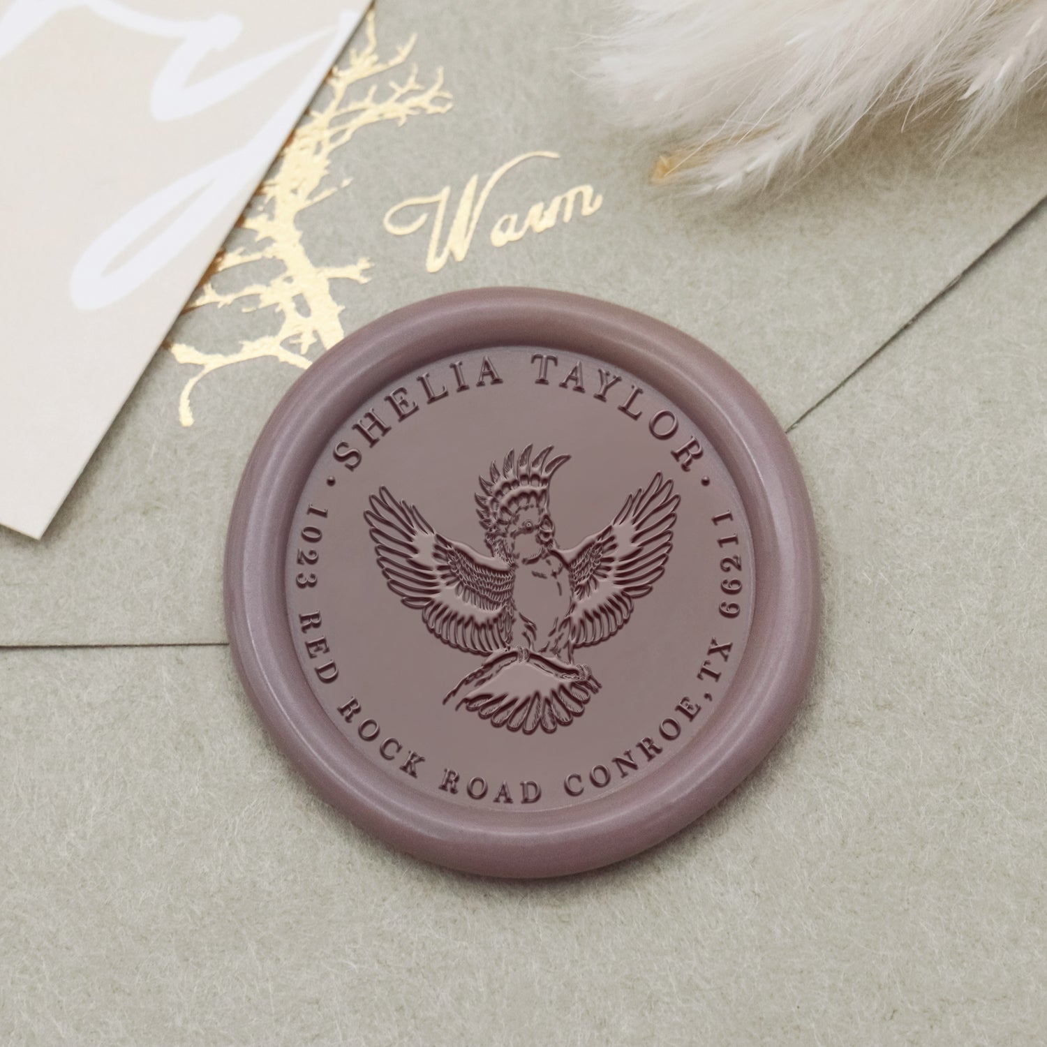Carimbo de Sinete de Lacre de Morada Personalizado (27 designs)-copy 1