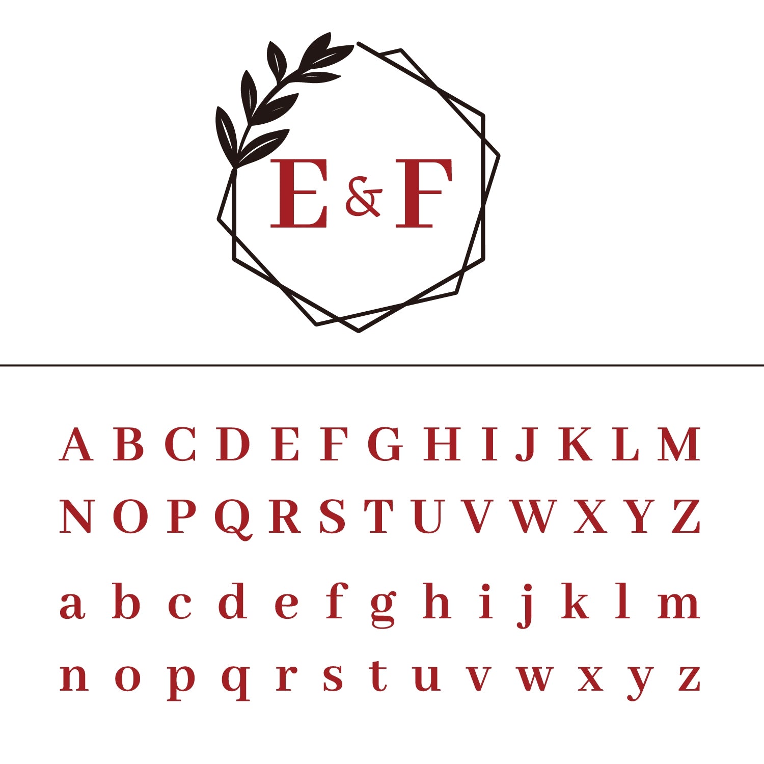 Custom Buds Wedding Monogram Wax Seal Stamp 3