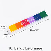10. Azul Escuro Laranja