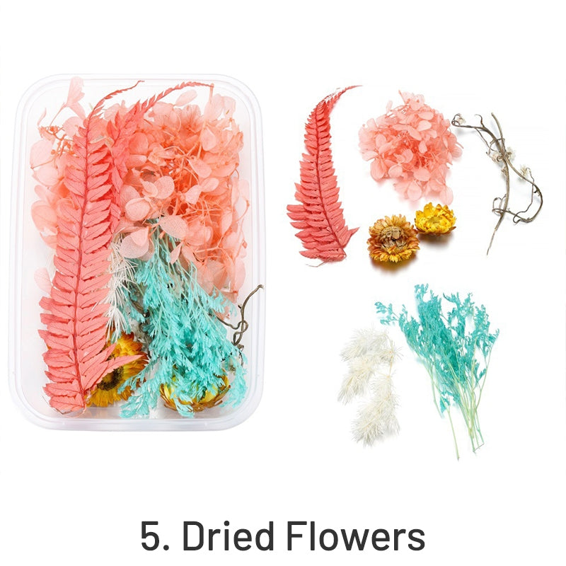 Flores Secas Preservadas Decorativas em Caixa sku-5