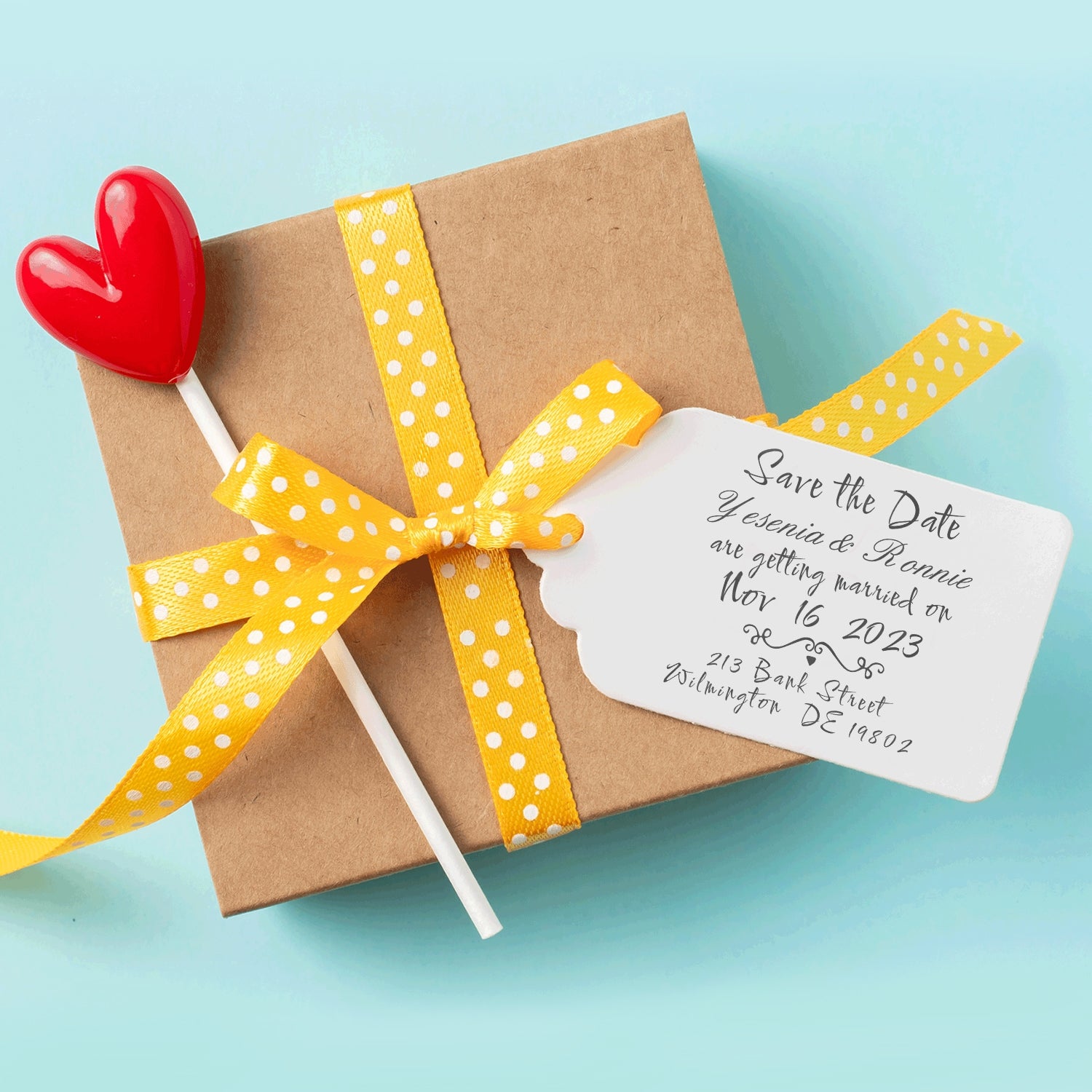 Custom Pure Text Handwriting Font Wedding Save the Date Rubber Stamp4