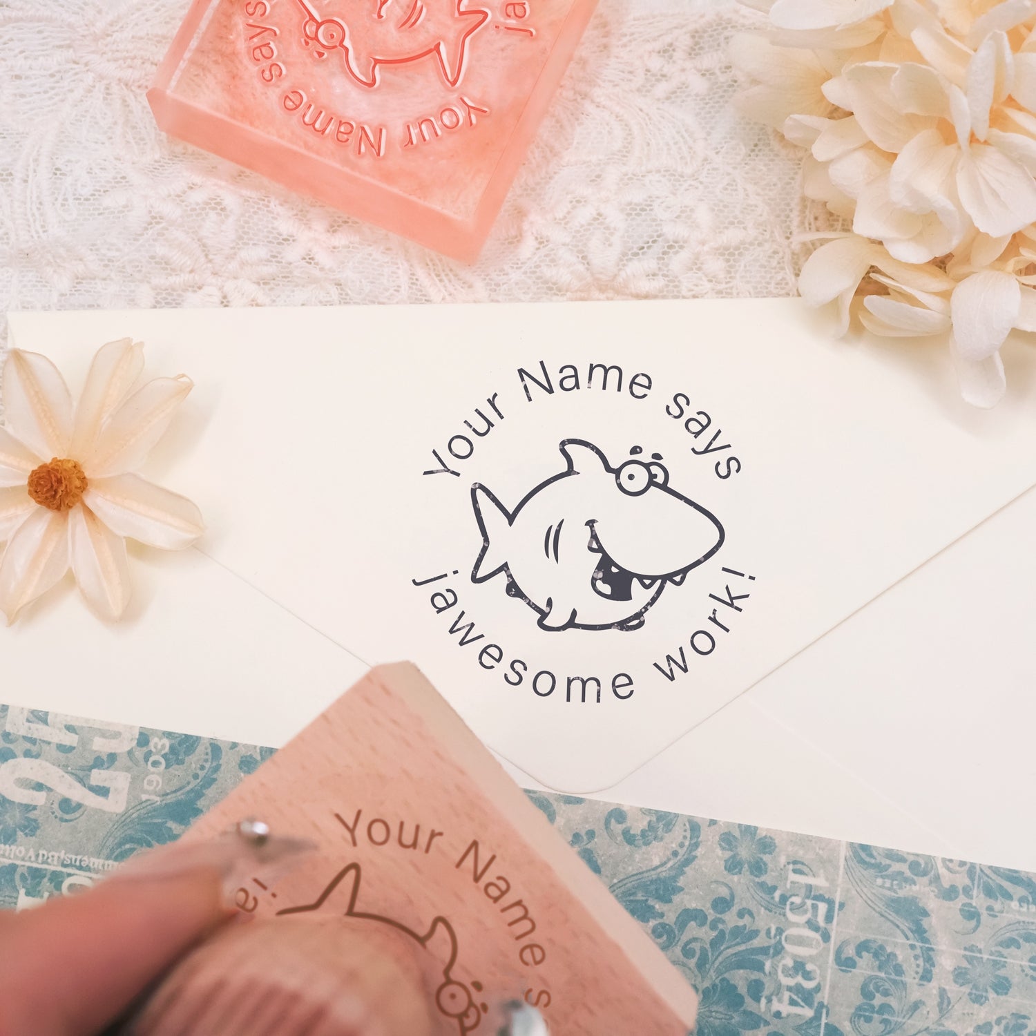 Carimbo de Borracha de Estrela de Desenho Animado Personalizado do Dia da Criança-12 3