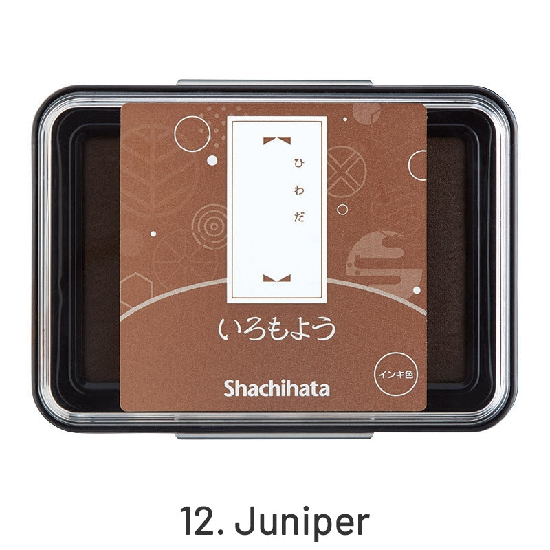 Almofada de Carimbo de Tinta Pigmentada a Óleo para Carimbo de Borracha Japan Shachihata sku-12