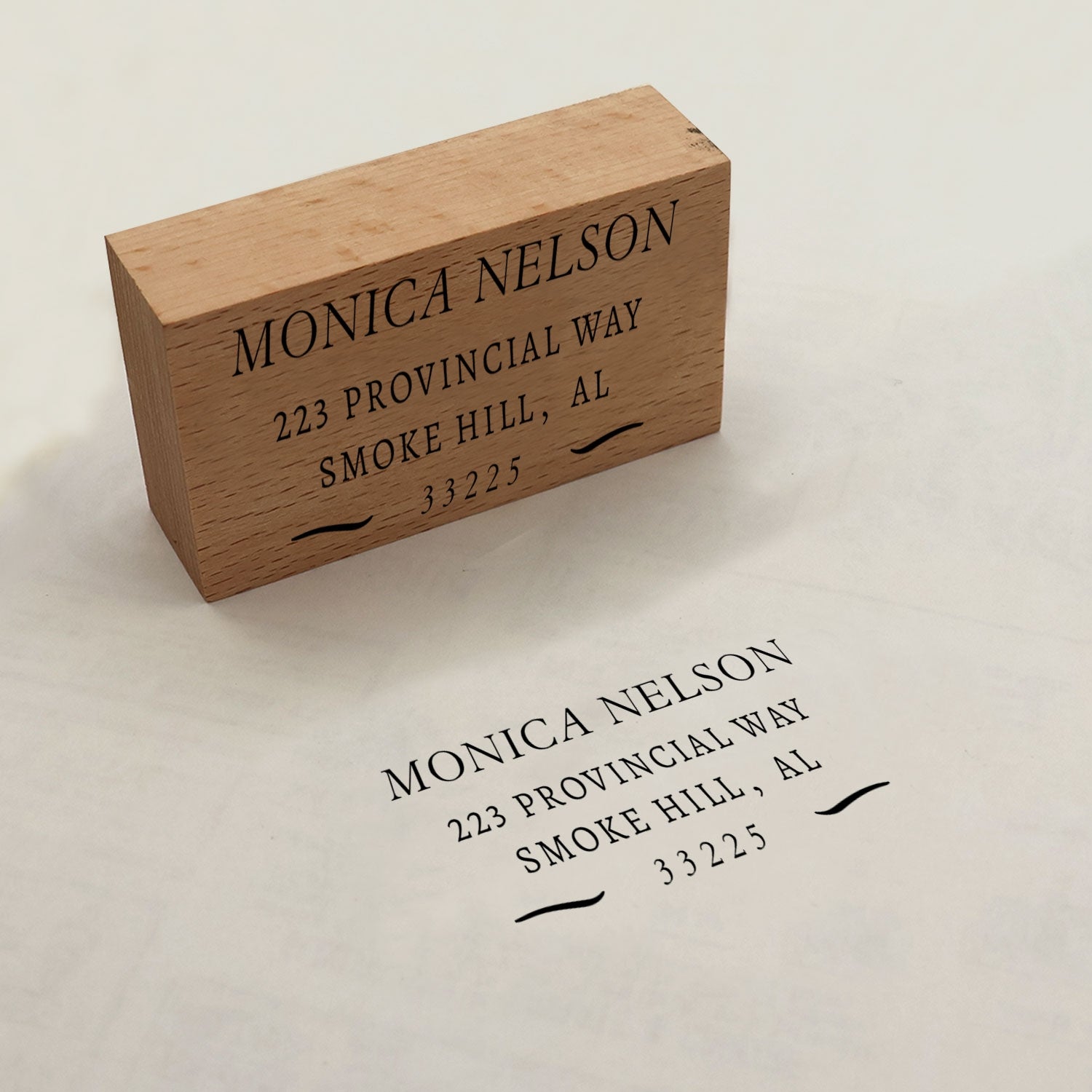 Custom Rectangular Address Return Rubber Stamp (9 Designs)-10