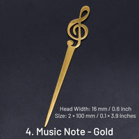 4. Nota Musical - Ouro