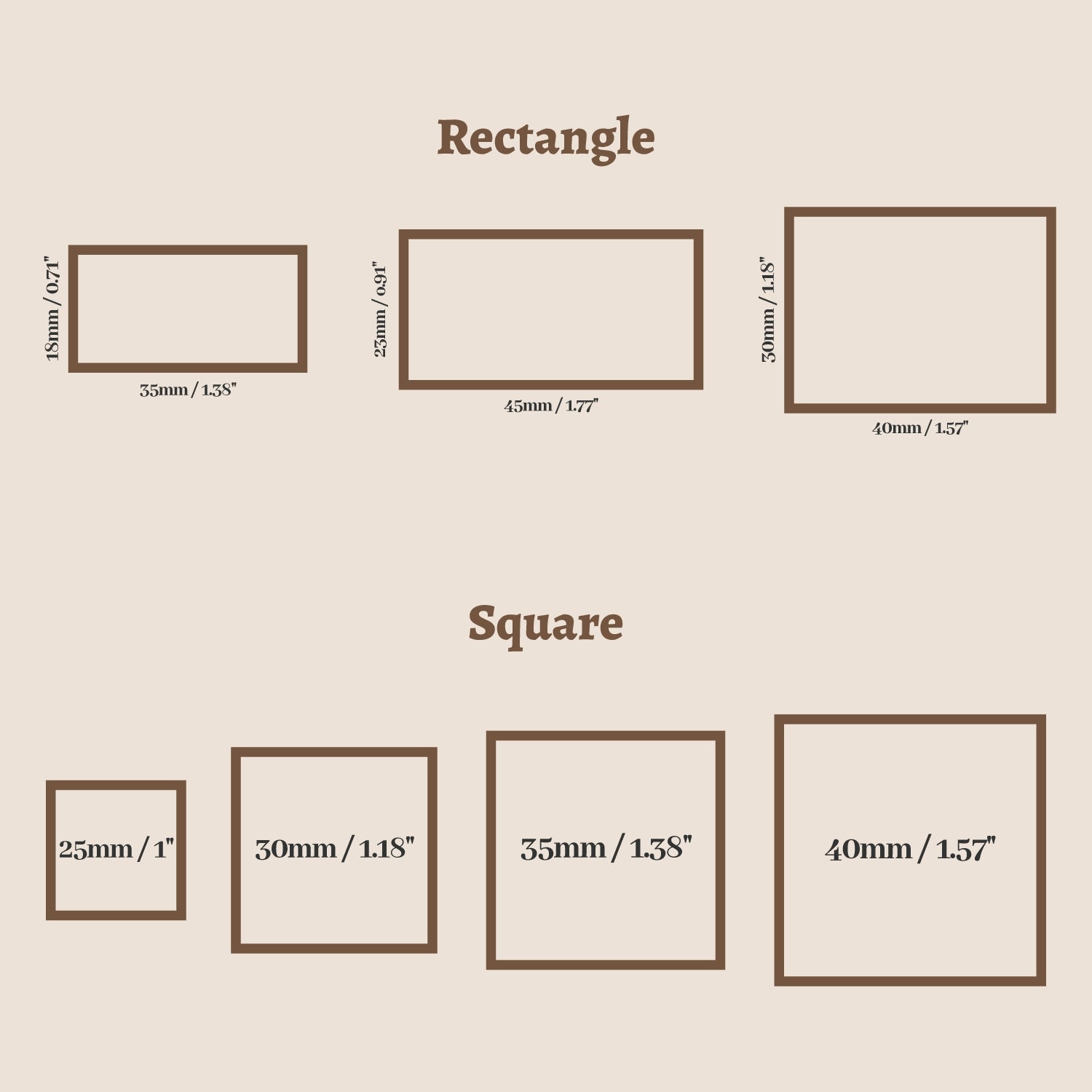 Custom Design Rectangular & Square Wax Seal Stamp with Your Artwork 31