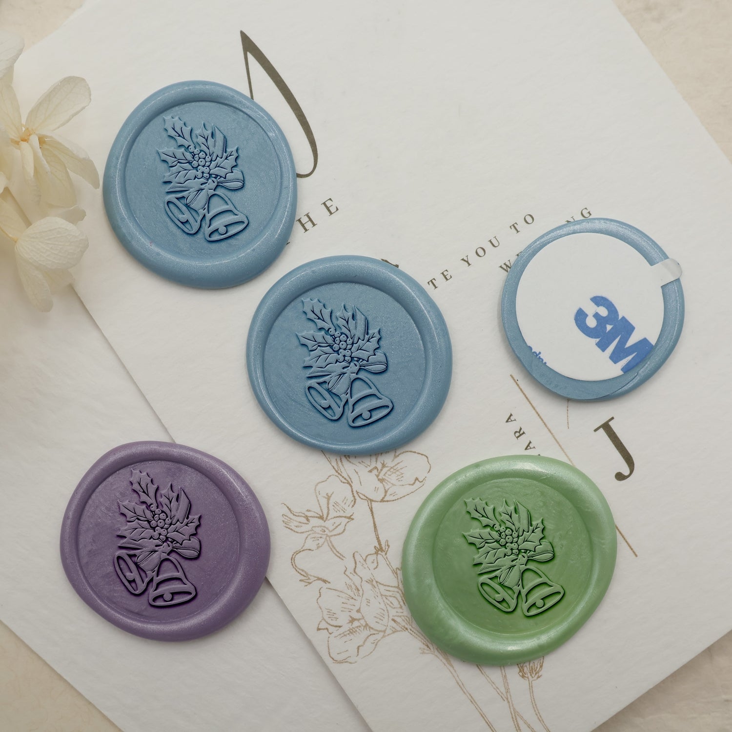 Carimbo de Sinete de Lacre de Natal (27 Designs)-19 3