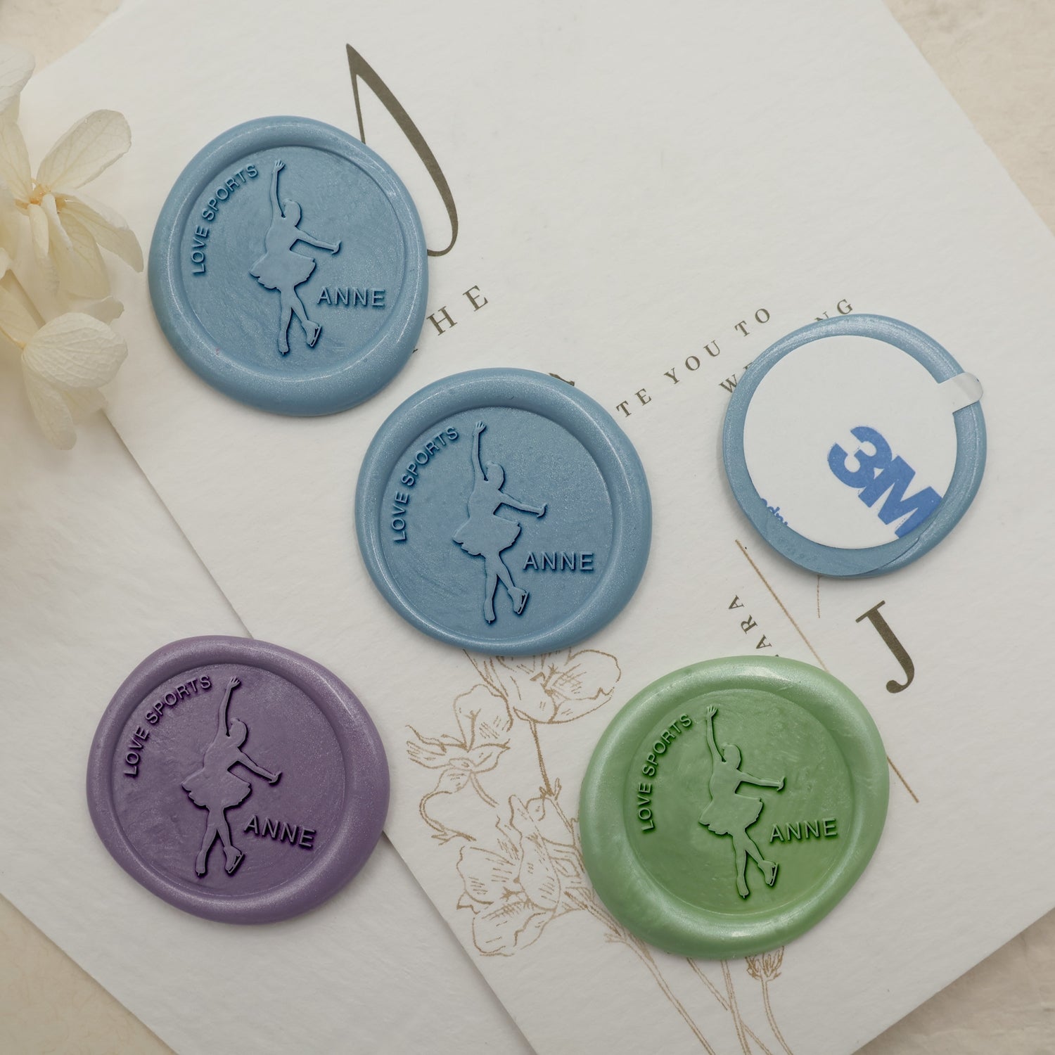 Custom Ballet Dance Name Wax Seal Stamp - Stamprints2