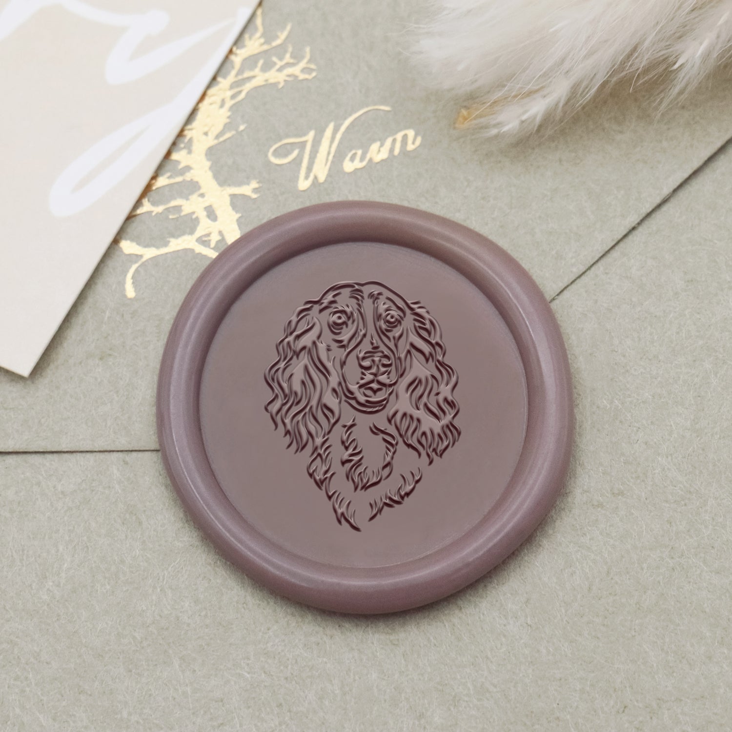 Carimbo de Sinete de Lacre de Cão English Springer Spaniel - Stamprints1