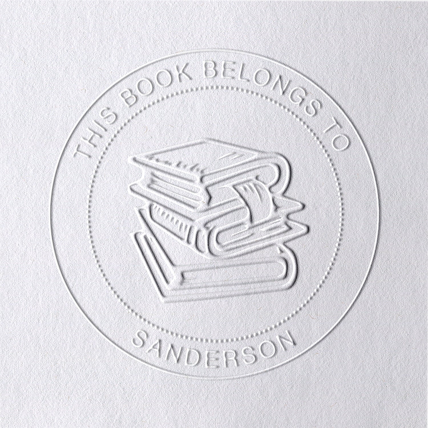 Custom Book Pile and Bookmark Embosser Custom Book Pile and Bookmark Embosser25-11