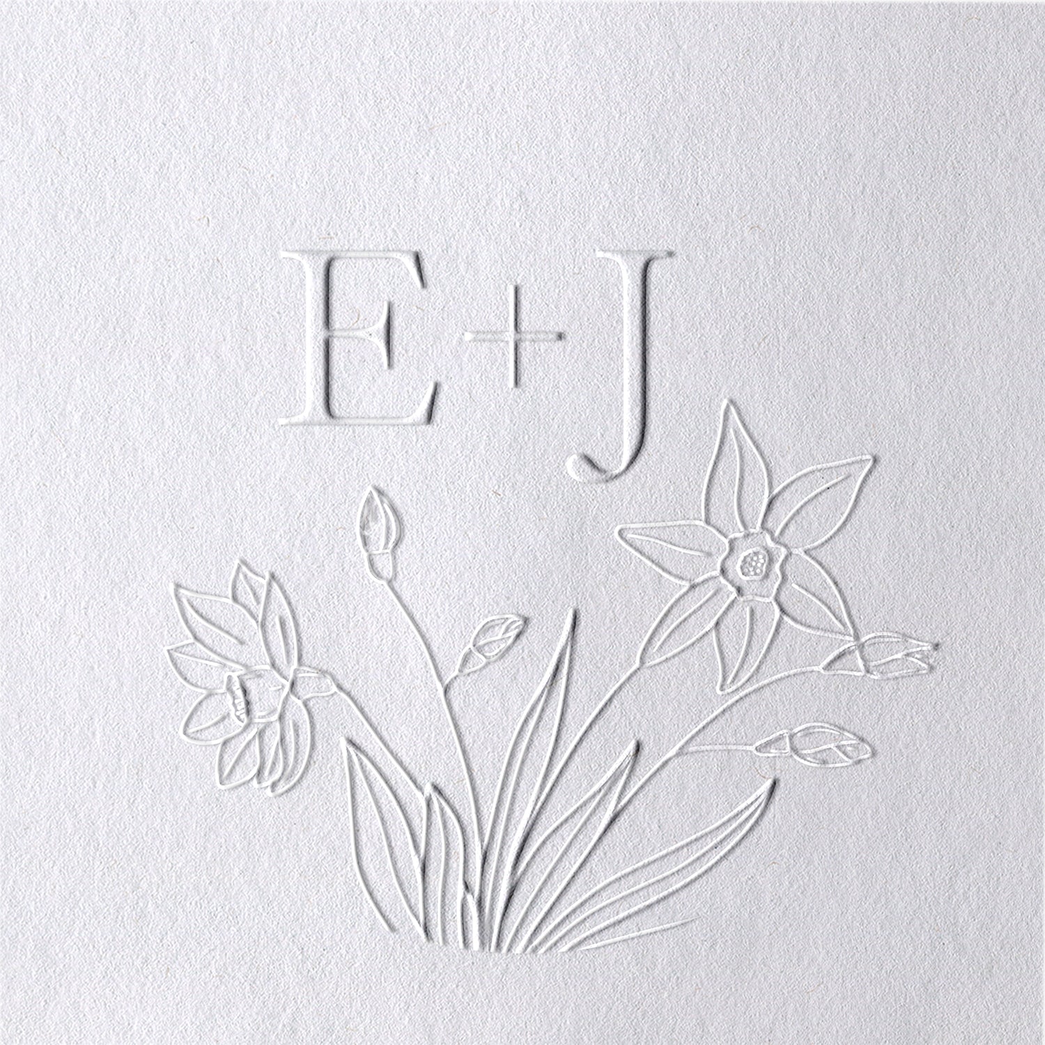 Chancela de Monograma de Casamento com Iniciais Botânicas Personalizado - Estilo 20 Chancela de Monograma de Casamento com Iniciais Botânicas Personalizado - Estilo 20201