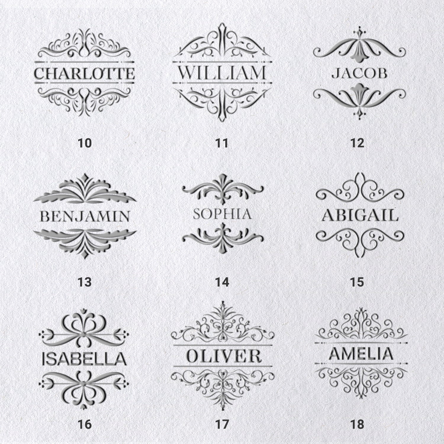 Chancela de Nome Personalizado (27 Designs) sku_21