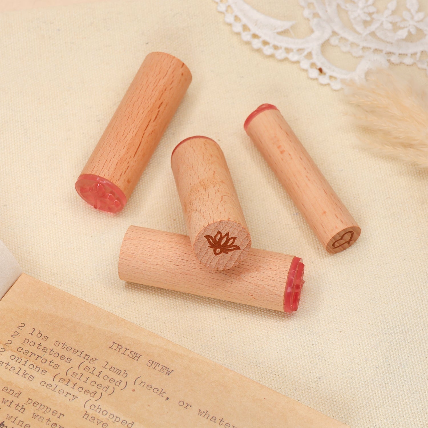 Mini Carimbo de Borracha Personalizado 3