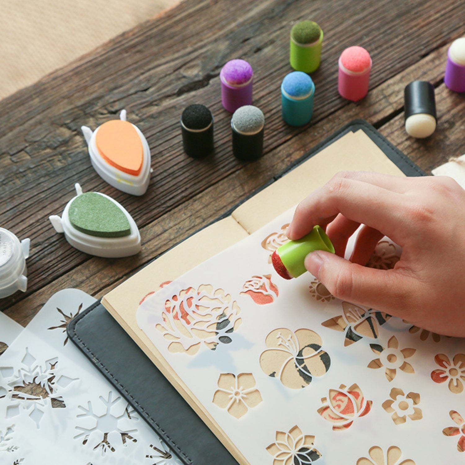 Sponge Finger Applicator Kit 5