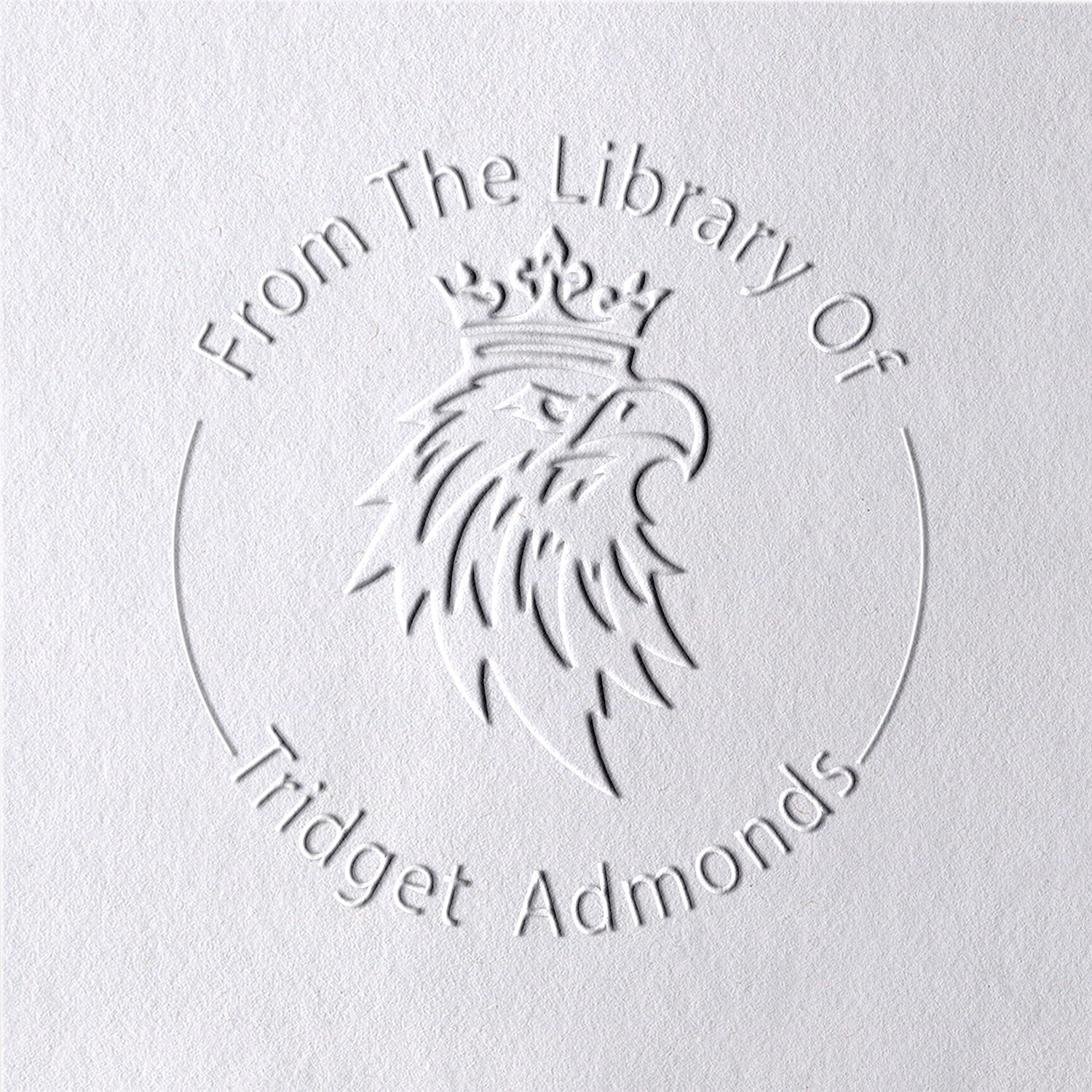 Chancela de Livro Personalizada Griffin From The Library Of2