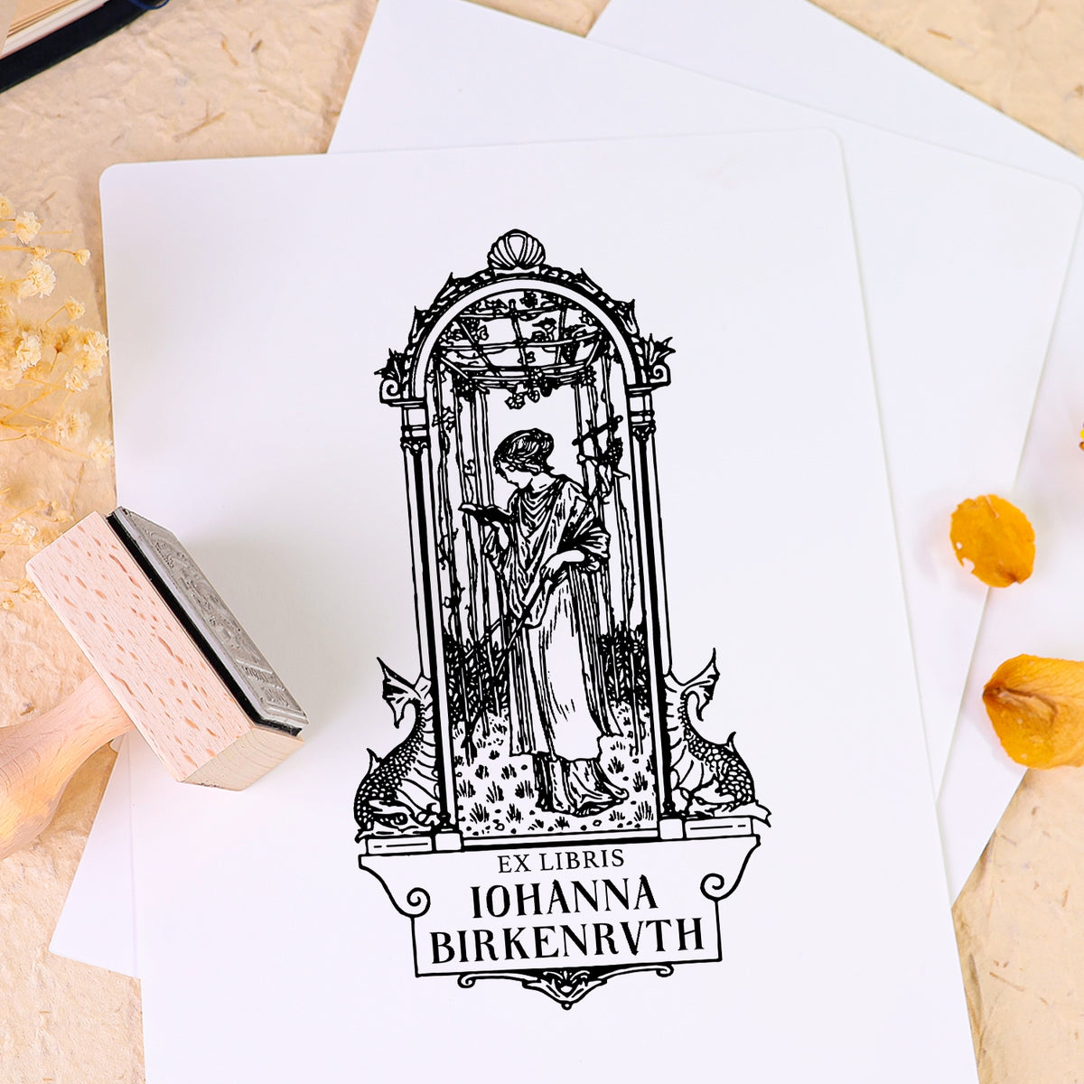 carimbo de borracha personalizado para livro uso livro 2