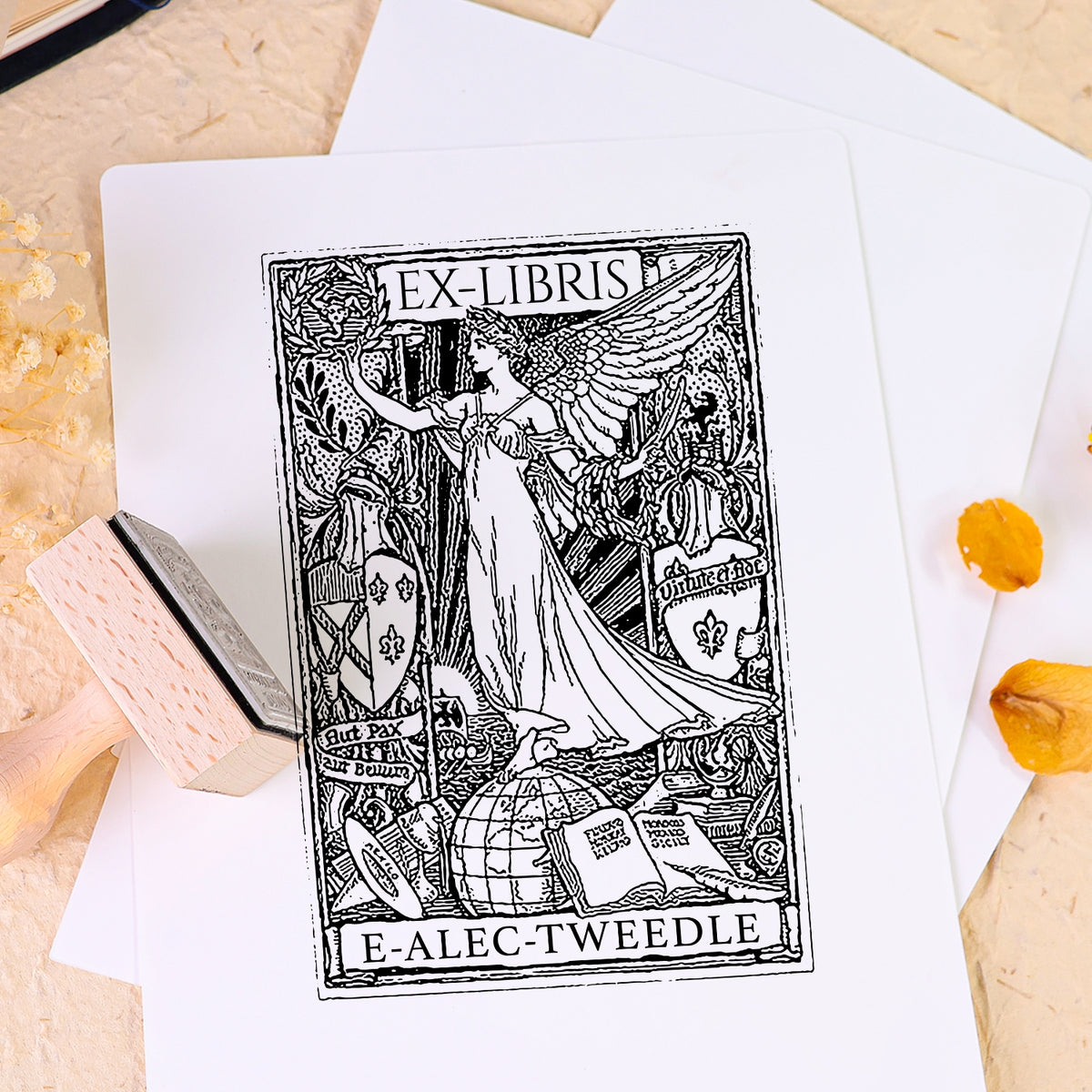 carimbo de borracha personalizado para livro uso livro 2