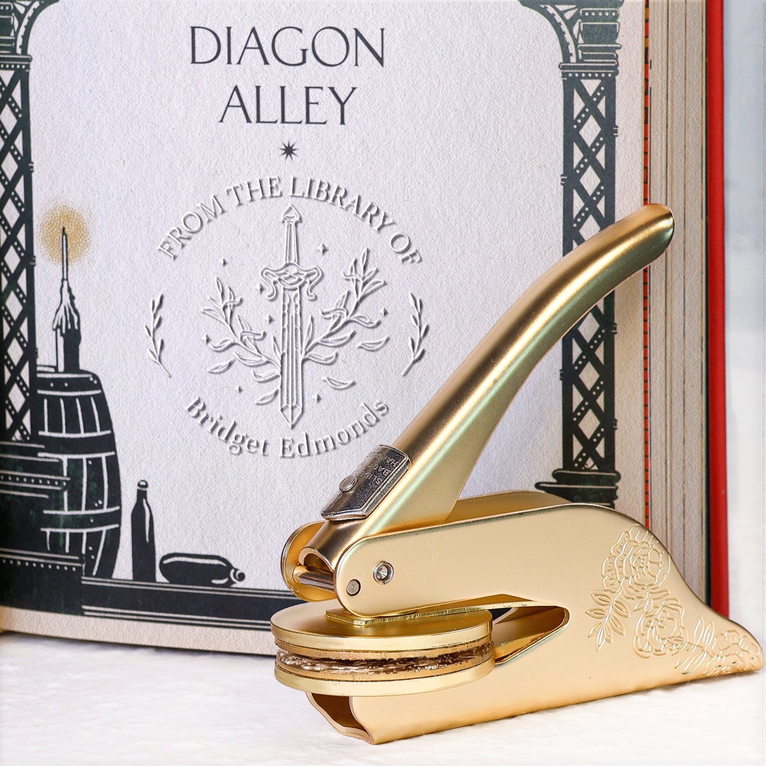 Espada do Académico Personalizada Da Biblioteca Da Chancela de Livros1