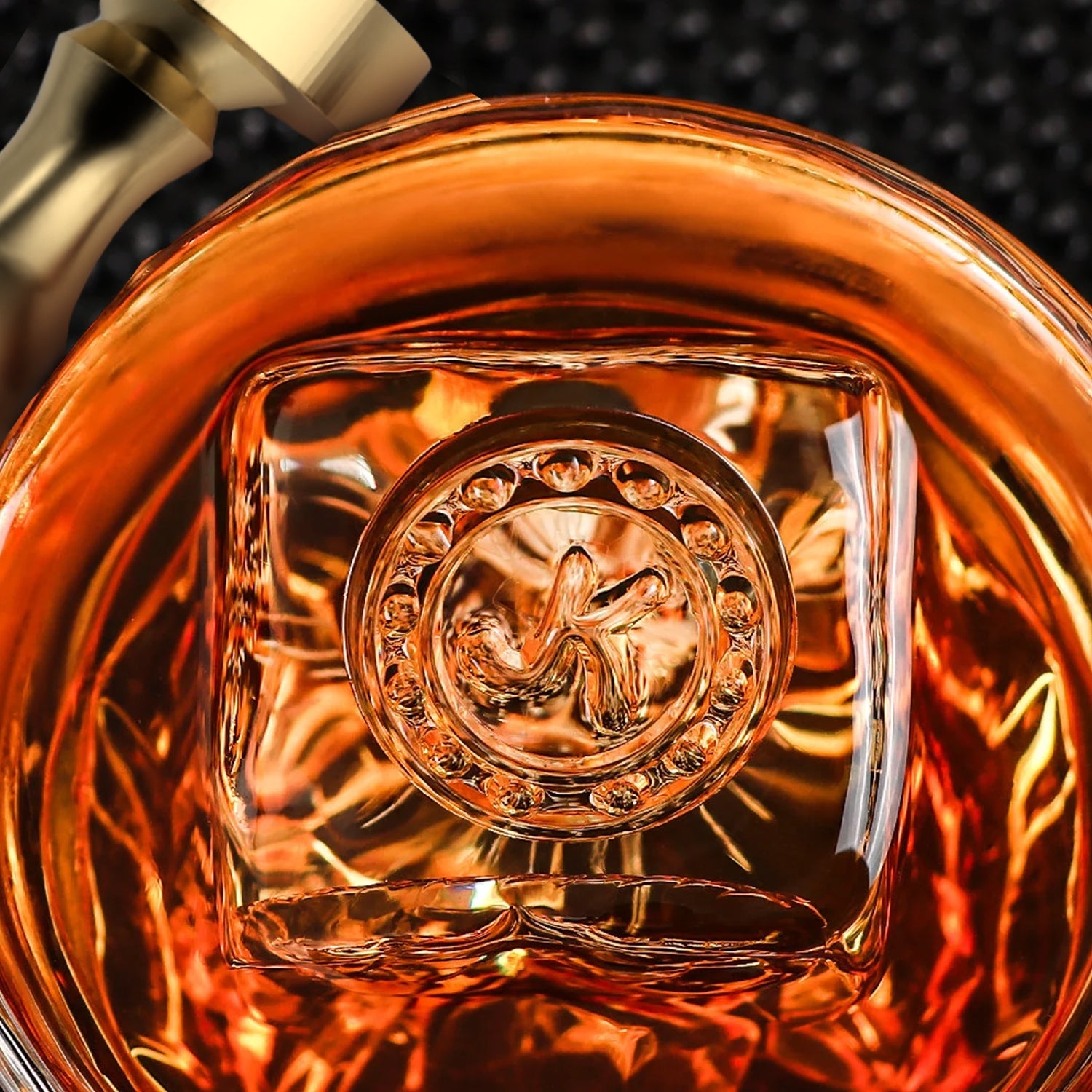 Carimbo de Gelo de Latão com Monograma Simples Dot Crown para Bartender e Planeador1