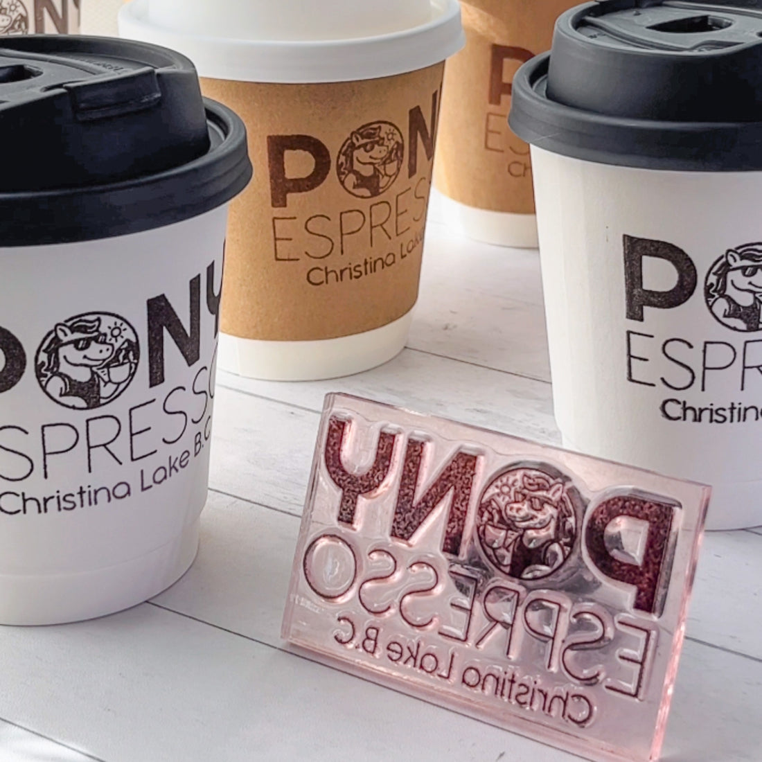 Custom Acrylic Rubber Stamps for Business & Crafts with Your Logo : Artwork2