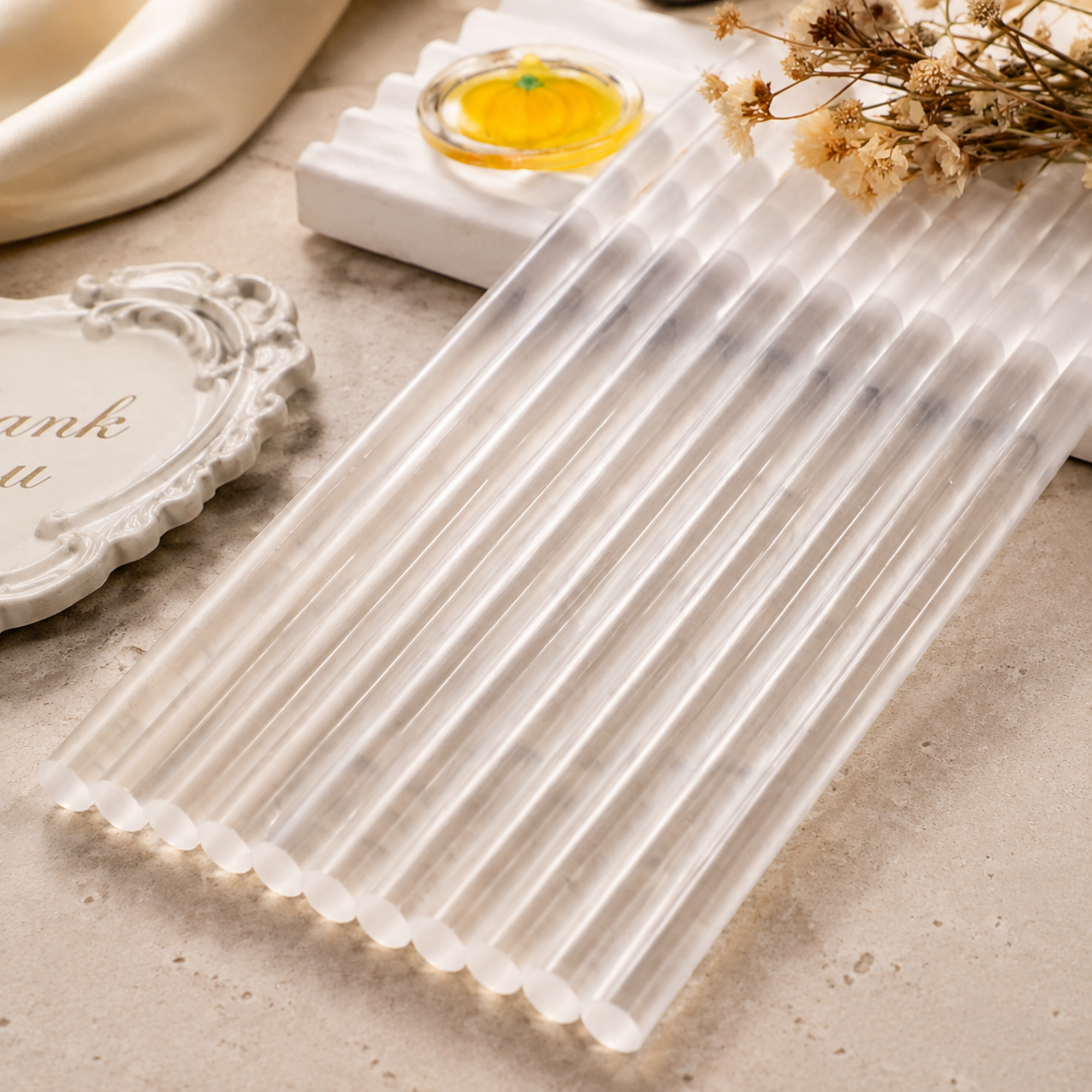 Crystal Clear Transparent Wax Sticks15