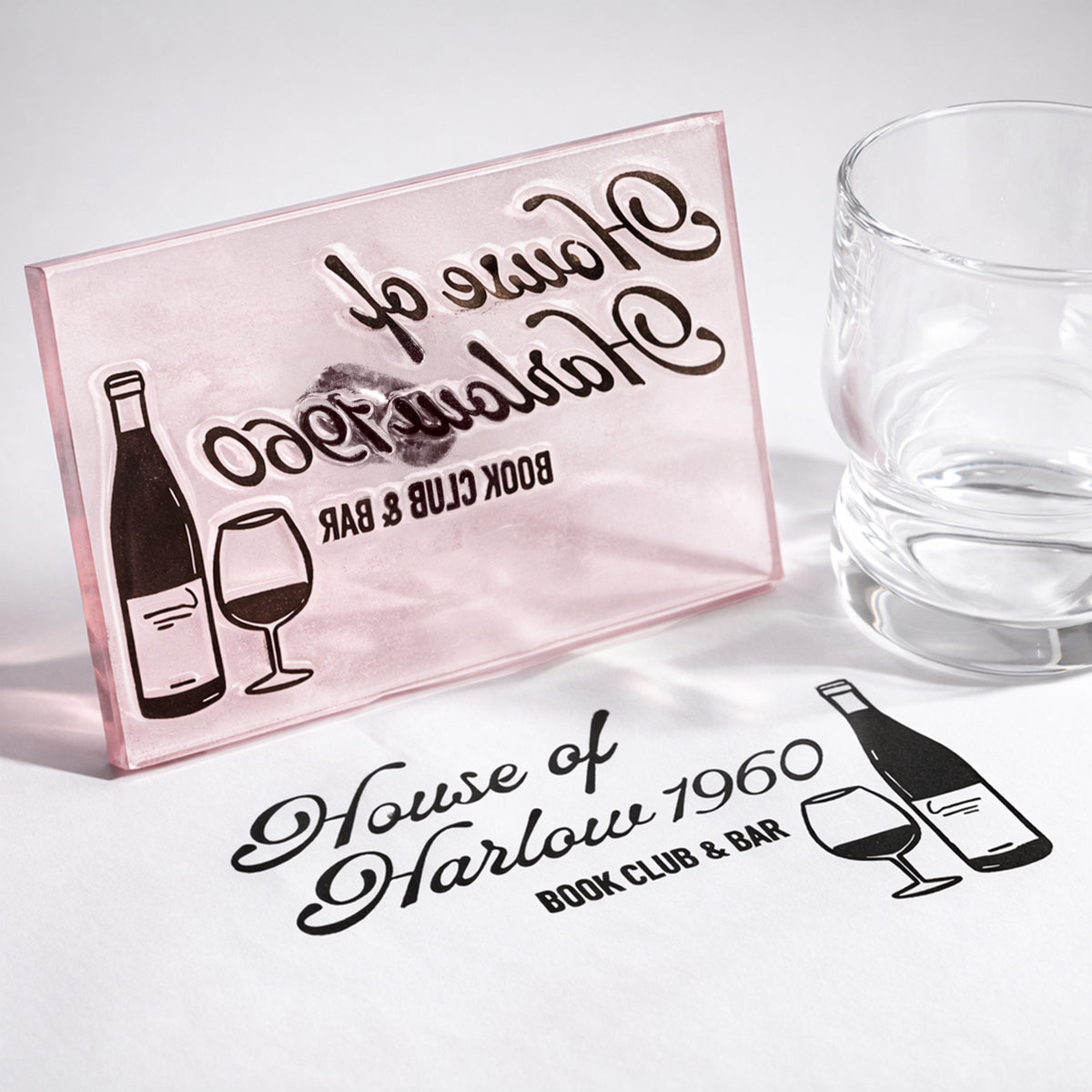 Custom Acrylic Rubber Stamps for Business & Crafts with Your Logo : Artwork12
