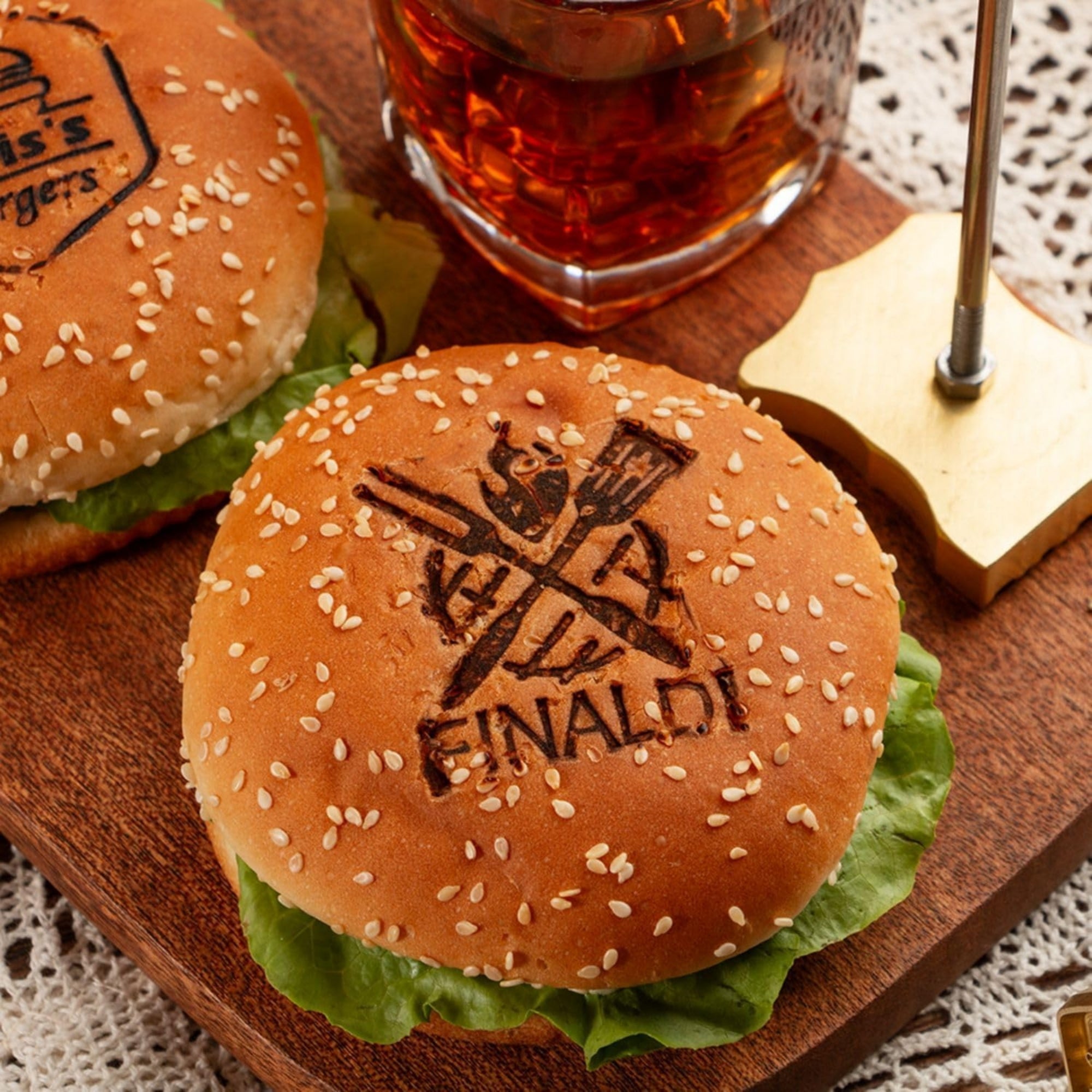 Custom Brass Branding Iron for Baking - Personalized Cake & Bread Stamp3