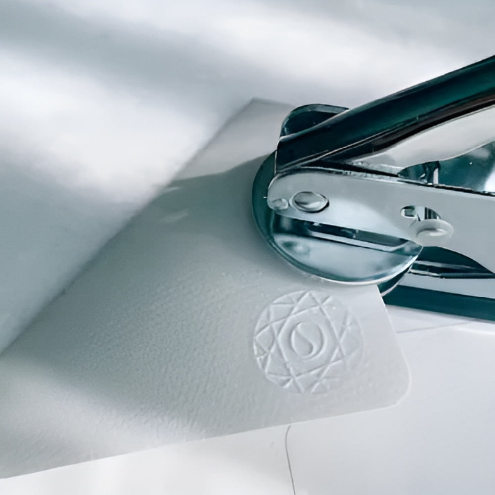 Custom Embosser with Your Design invitation