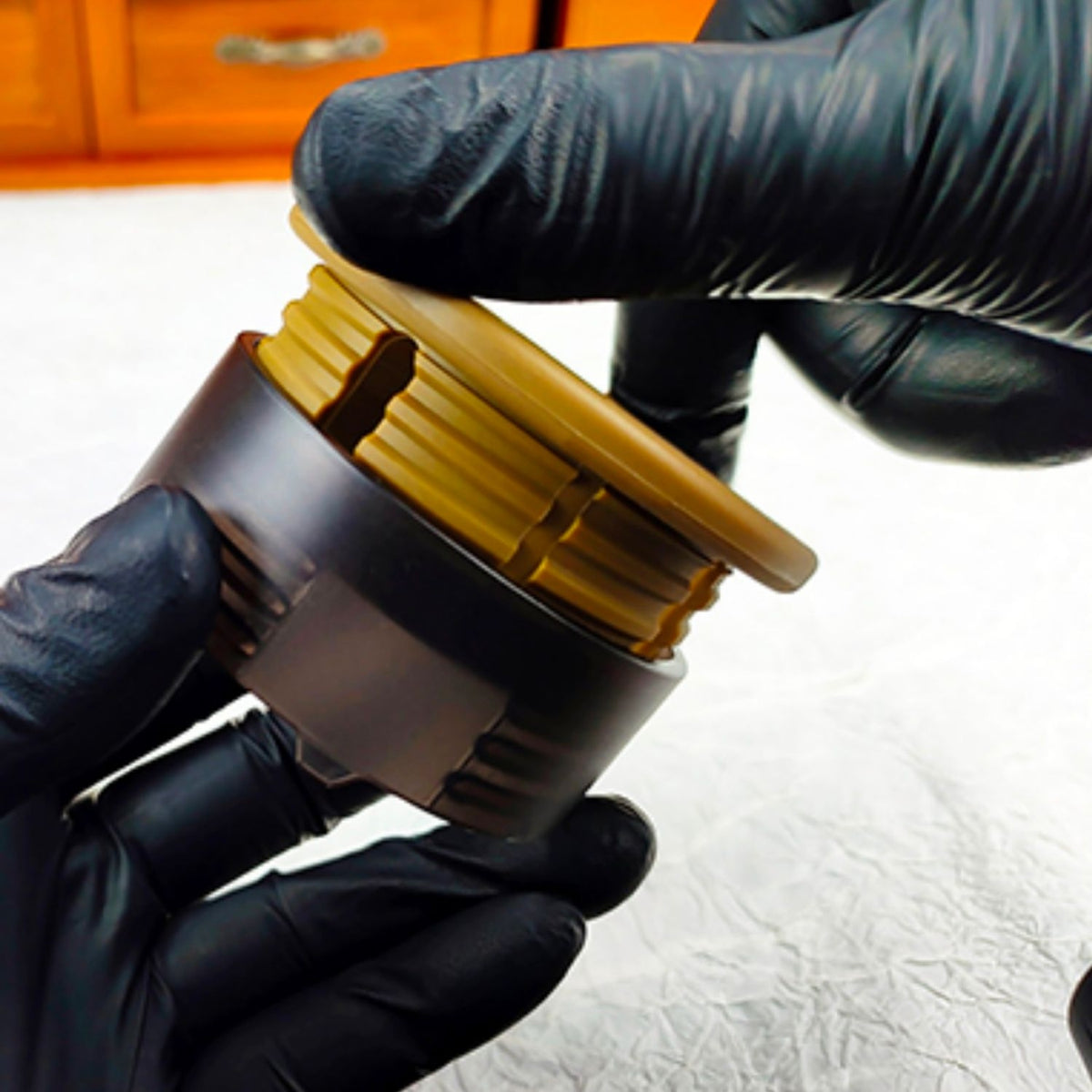 Fogareiro para Lacre Antiderrapante Dourado Ajustável em Altura6
