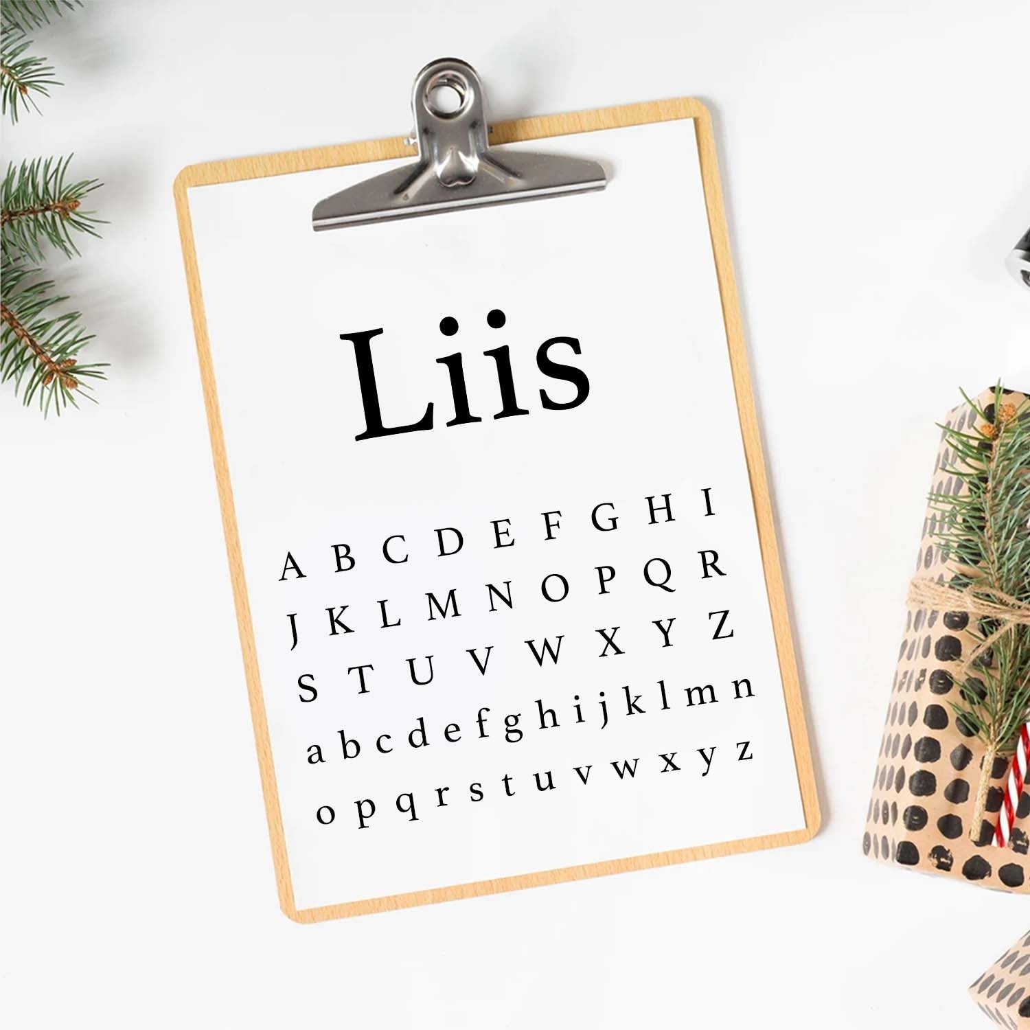 Liis Typography Double Monogram Brass Ice Stamp for Bartender & Planner2