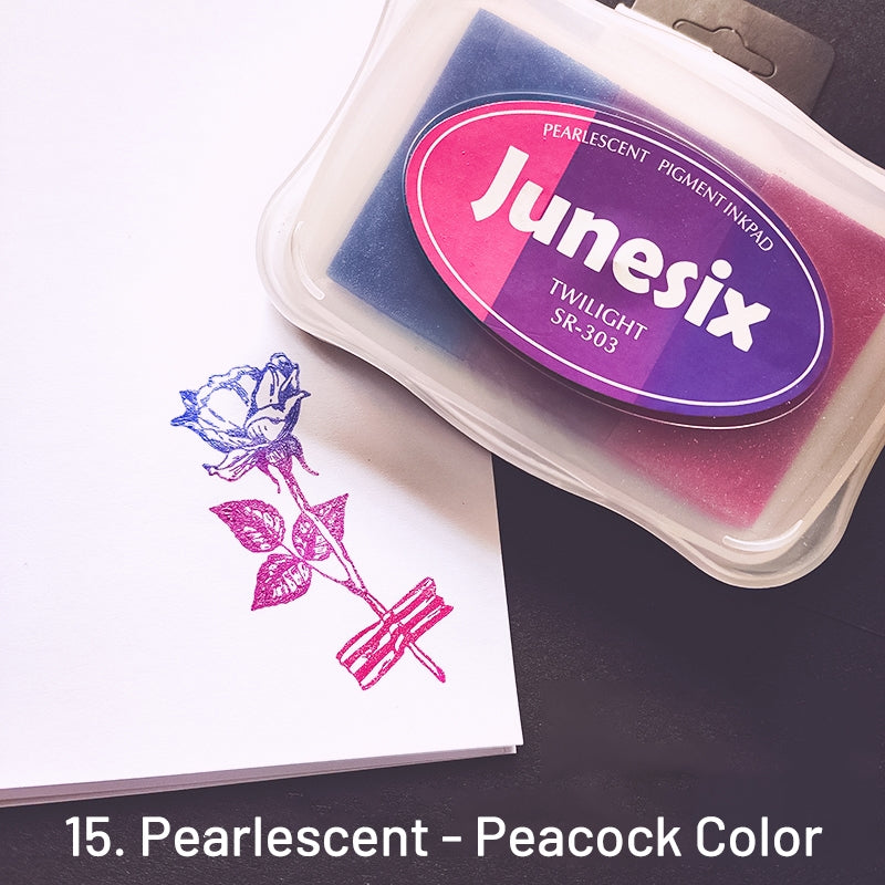Pearlescent Multicolor 3-Color Gradient Ink PadSKU-15