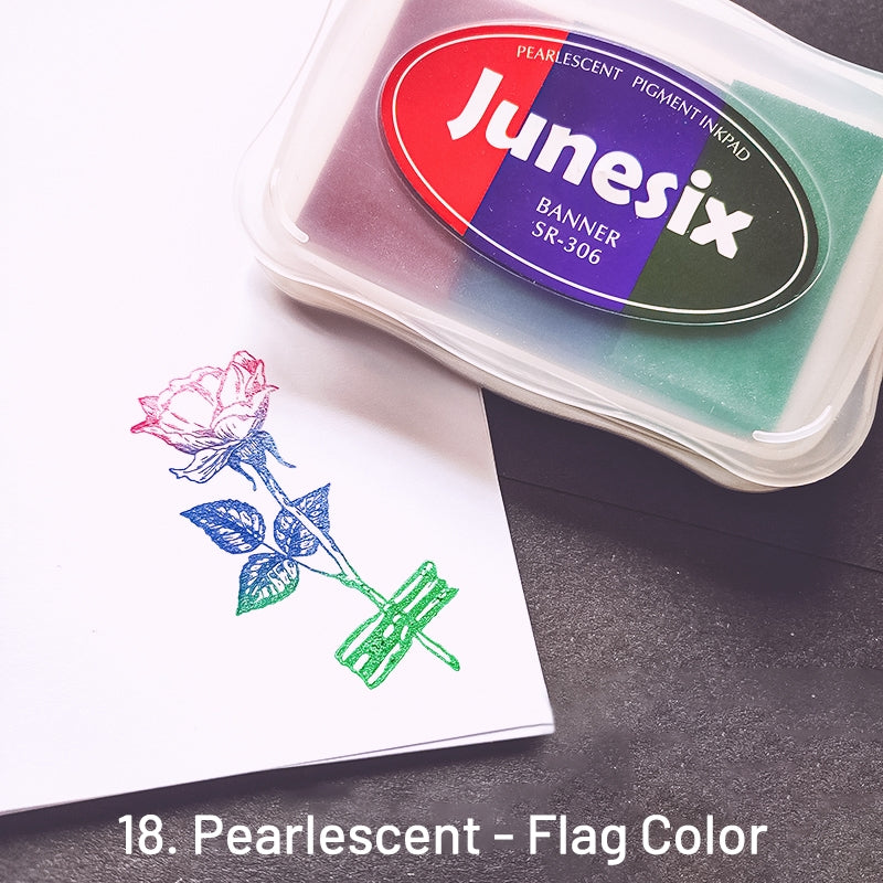 Pearlescent Multicolor 3-Color Gradient Ink PadSKU-18