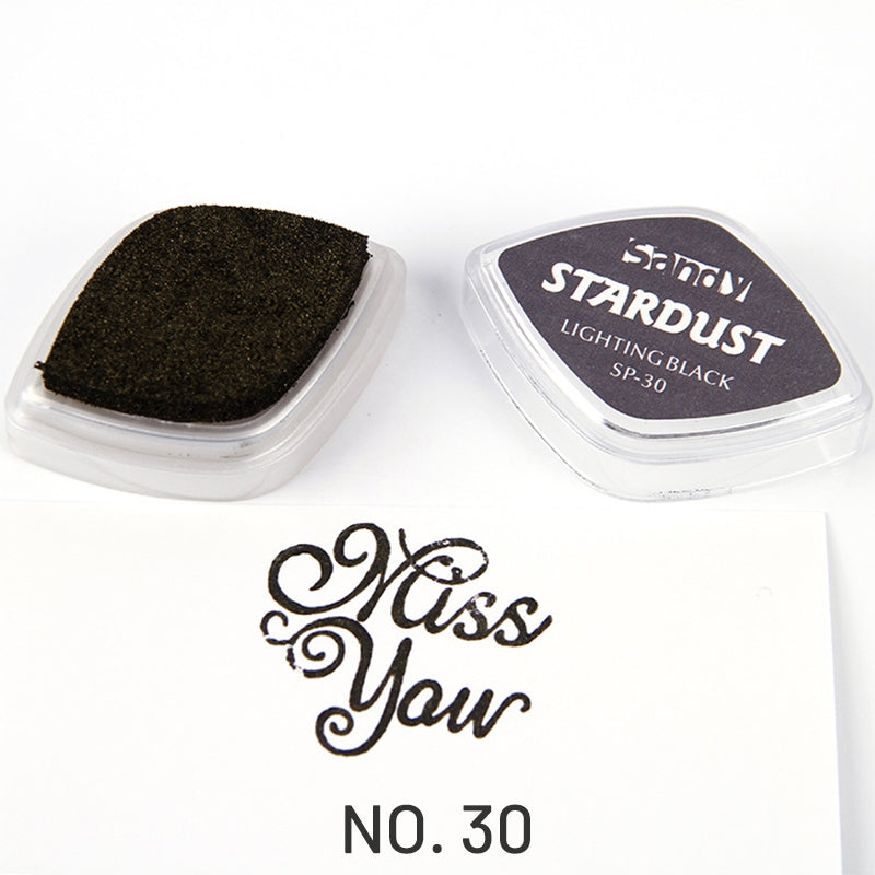 Shiny Pearlescent Color Eye Finger Painting Ink Pad30