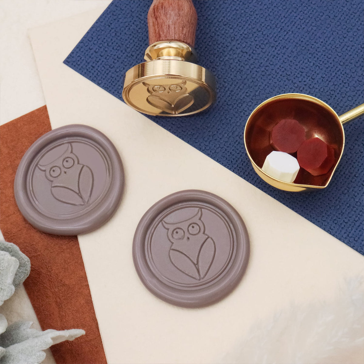 Stamprints Owl Wax Seal Stamp 3
